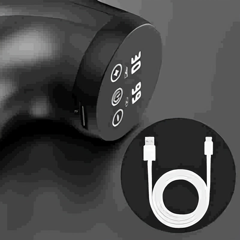 Black Deep Massage Gun, Handheld Electric Muscle Massager, High-intensity Impact Massage Device For Relaxing The Body, With 9 Accessories And 30 Speeds