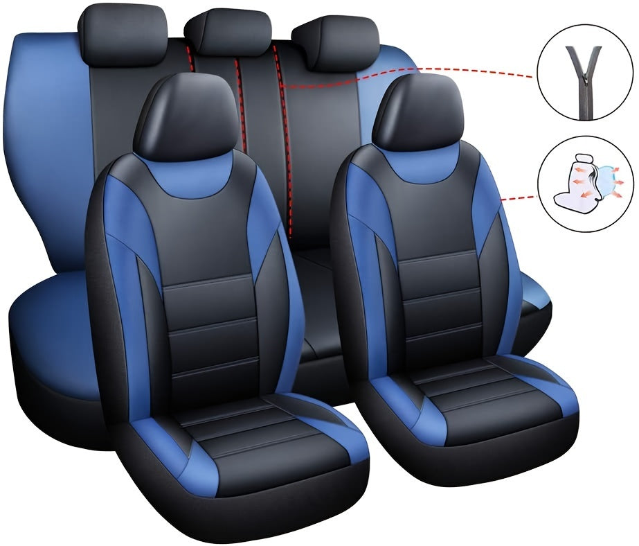 Universal Leather Car Seat Covers Front And Rear Seat Covers Suitable For 90% Of The Car Models