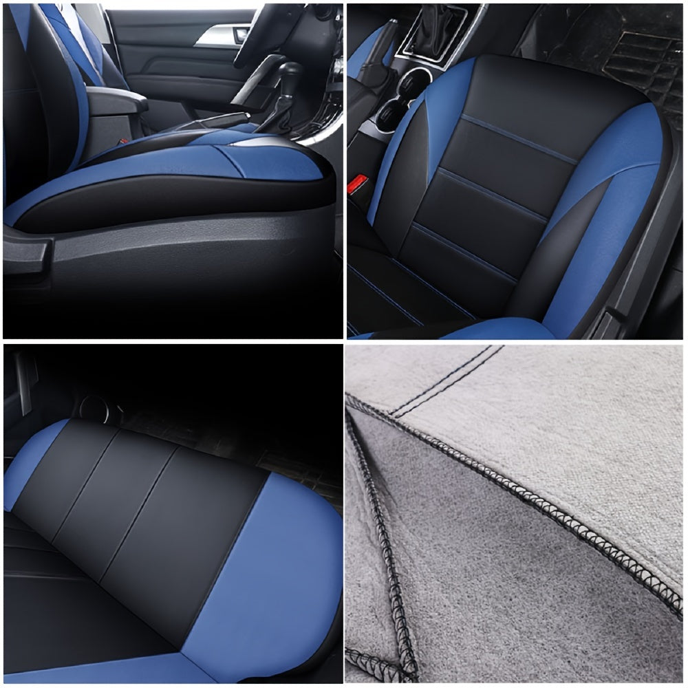 Universal Leather Car Seat Covers Front And Rear Seat Covers Suitable For 90% Of The Car Models