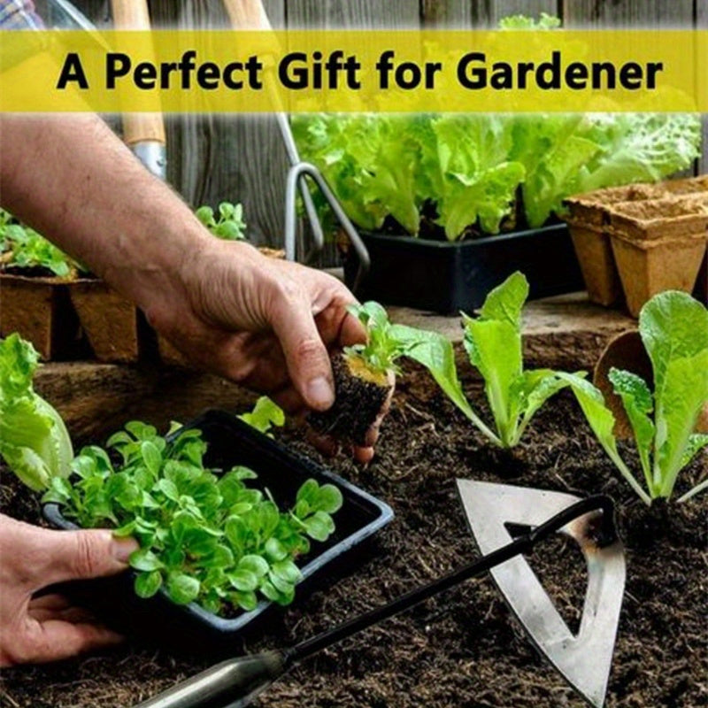 Premium GardenMaster All-Steel Hardened Hollow Hoe - Effortless Weeding, Raking, and Cultivating Tool for Efficient Garden Maintenance, Durable, Rust-Resistant, and Long-Lasting, Perfect for Vegetable Gardens, Garden Houses,