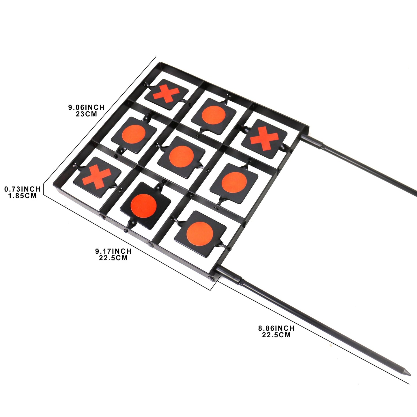 9-Square Grid Target Shooting Trainer - Enhance Marksmanship with Interactive Game, Accessories, and Realistic Training Experience