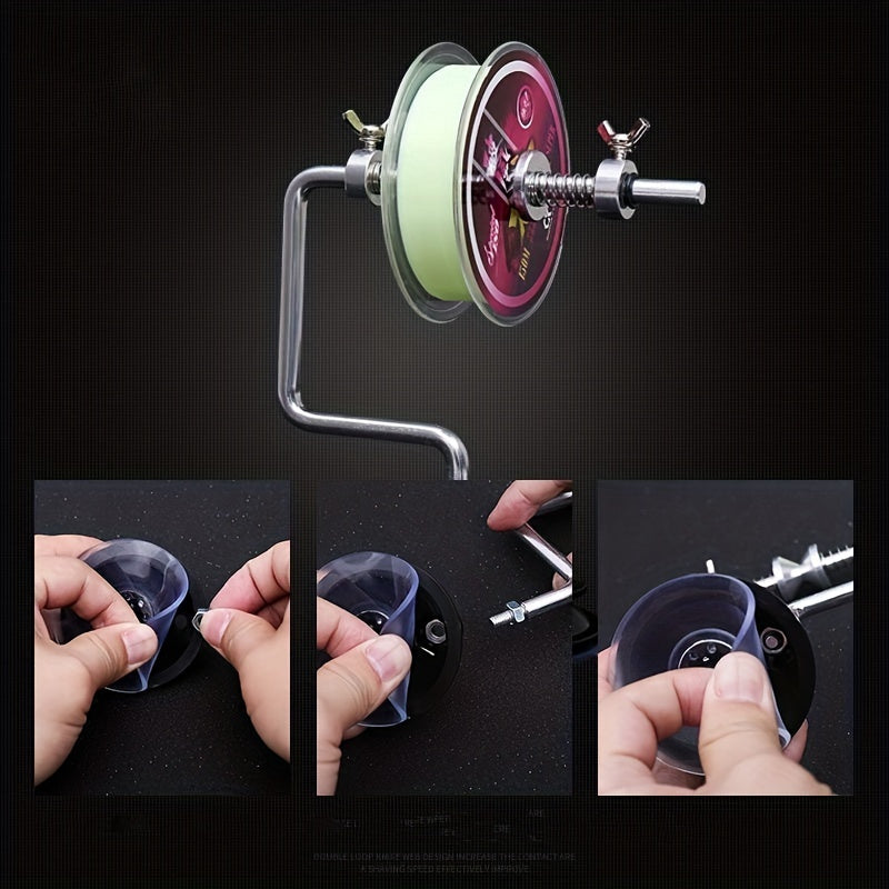 A Fishing Line Spooler Made Of Aluminum Alloy, Suitable For Outdoor Fishing Line Winding.