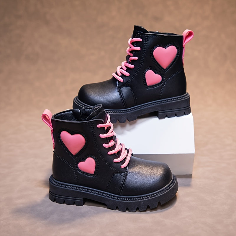 Lovely Bear - Ankle Boots For Girls - Lightweight, Non - Slip, With Zipper Closure, Waterproof, Warm And Comfortable For Indoor And Outdoor Travel In Winter.