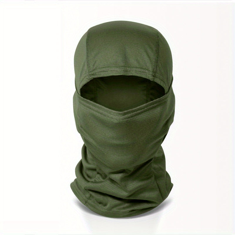 Camouflage Balaclava Cap for Outdoor Sports, Hiking, and Cycling - Sun Protection and Moisture-Wicking Headwear Christmas Gift