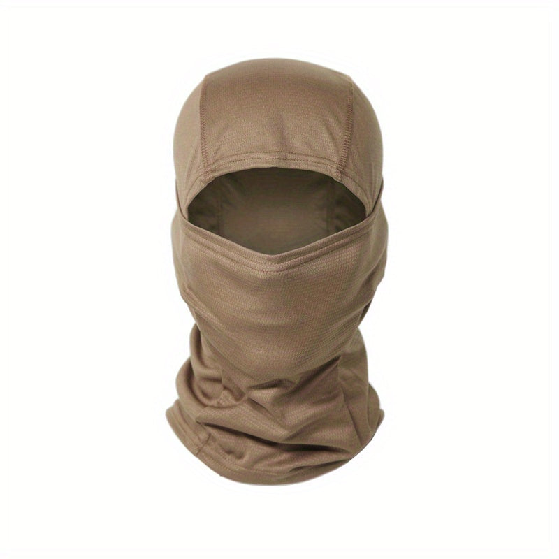 Camouflage Balaclava Cap for Outdoor Sports, Hiking, and Cycling - Sun Protection and Moisture-Wicking Headwear Christmas Gift