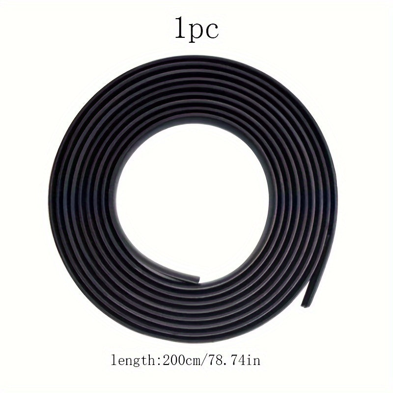 78.74inch Car Sealing Strip for Front Windshield, T-Shaped Seal for Sunroof to Prevent Leaks And Soundproofing.