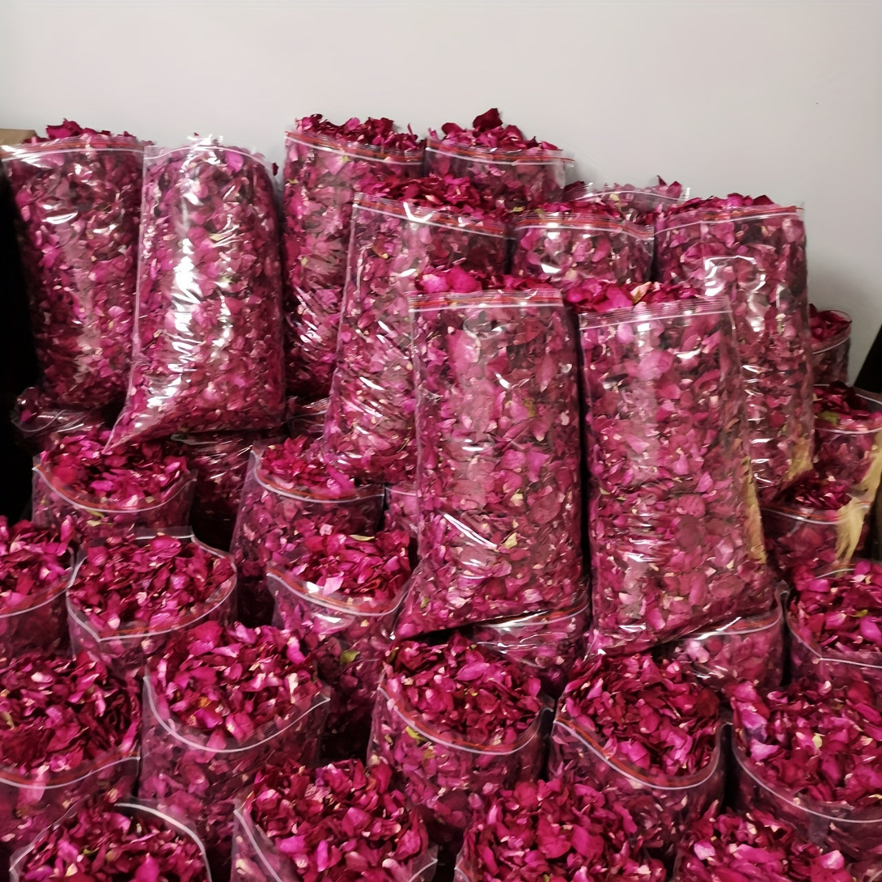 Real Dried Rose Petals Pack - 20g/50g/100g/250g | Perfect for Spa, Baths, Weddings, Confetti & DIY Crafts | No Electricity Needed | Feather-Free Home Decor