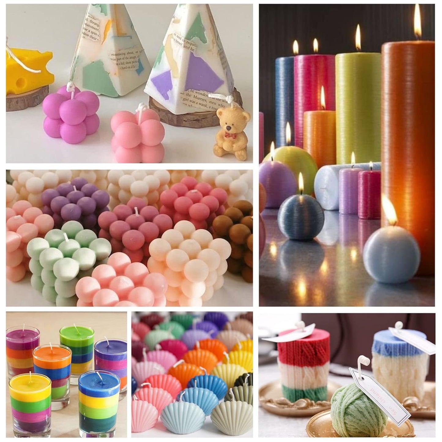 Wax Dye - 16 Colors 5g Each for Candle Dyeing