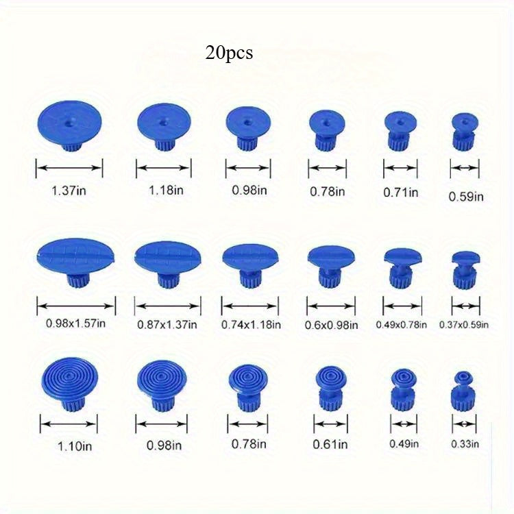 1pc Paintless Body Dent Repair Kit, Fix Car Dents Instantly - Paintless Body Dent Repair Kit with Puller Tabs Mats for Minor Damage