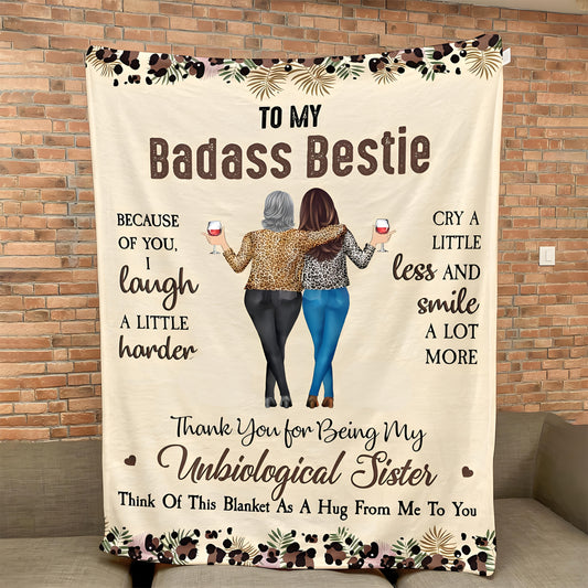 A Single Medical Thermal Blanket For My Dearest Friend. This Blanket Makes Me Laugh A Little Harder Because Of You - A Special Gift For A Best Friend, Sister, Or Any Woman In Your Life. Perfect For Friends, Loved Ones, Or As