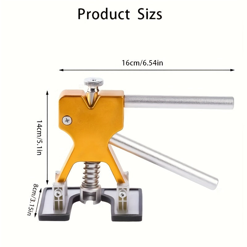 1pc Paintless Body Dent Repair Kit, Fix Car Dents Instantly - Paintless Body Dent Repair Kit with Puller Tabs Mats for Minor Damage