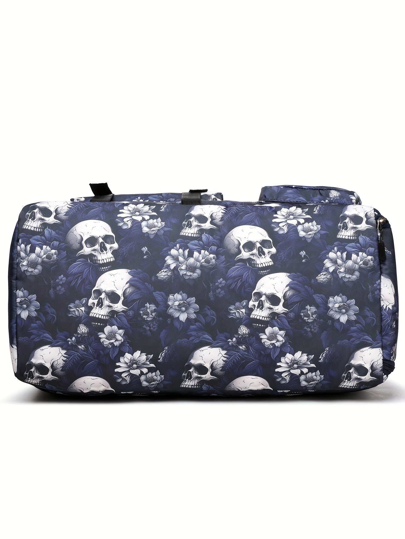 Sports Punk Style Skeleton Single Shoulder Hand-held Crossbody Large Capacity Bag, Multifunctional Backpack, Halloween Themed Bag