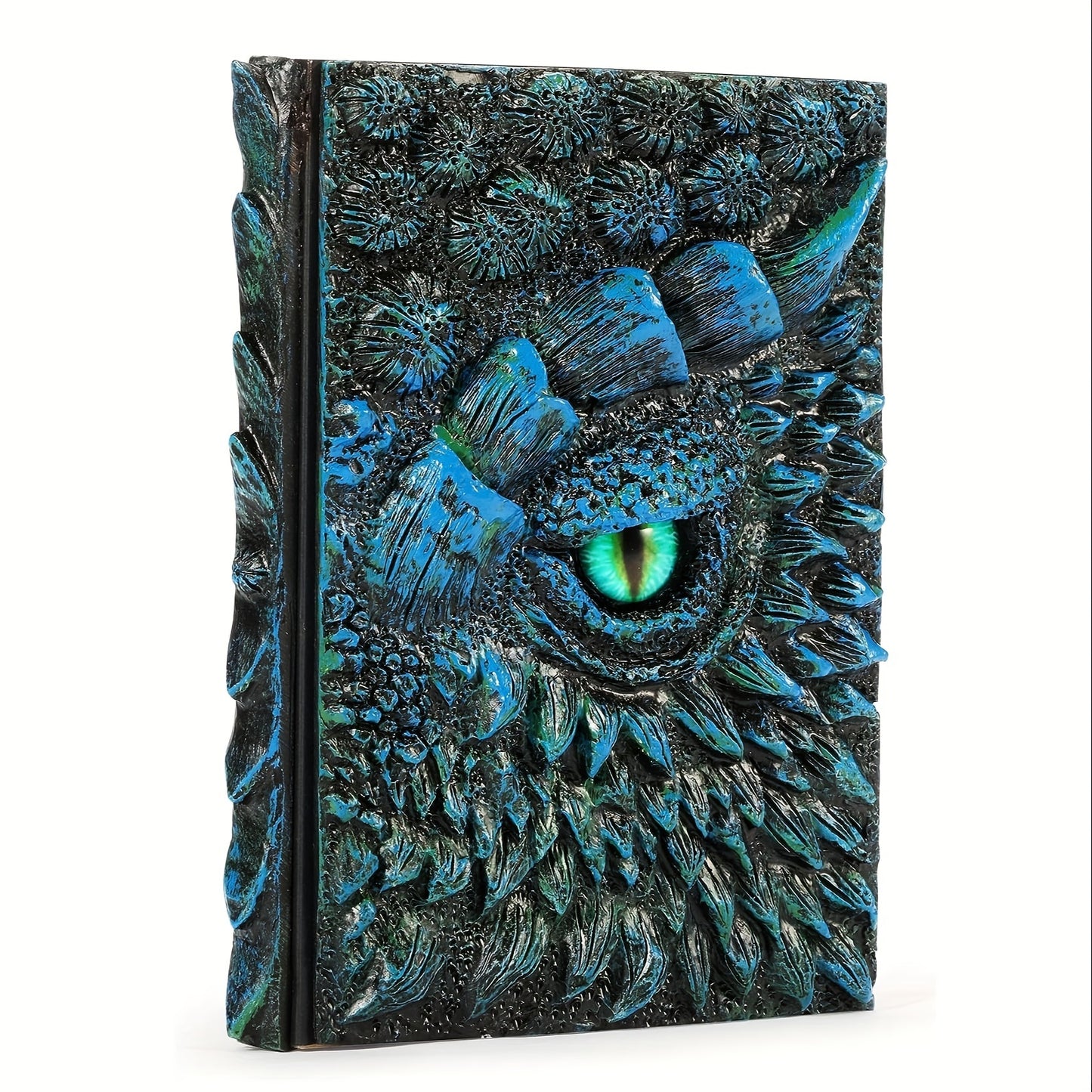 120sheets 240pages 1050g Resin Engraving 3D Dragon Eye Embossed Dragon Journal Writing Notebook for Man/Woman Handmade Travel Journal Dnd notebook for Dragon Lovers