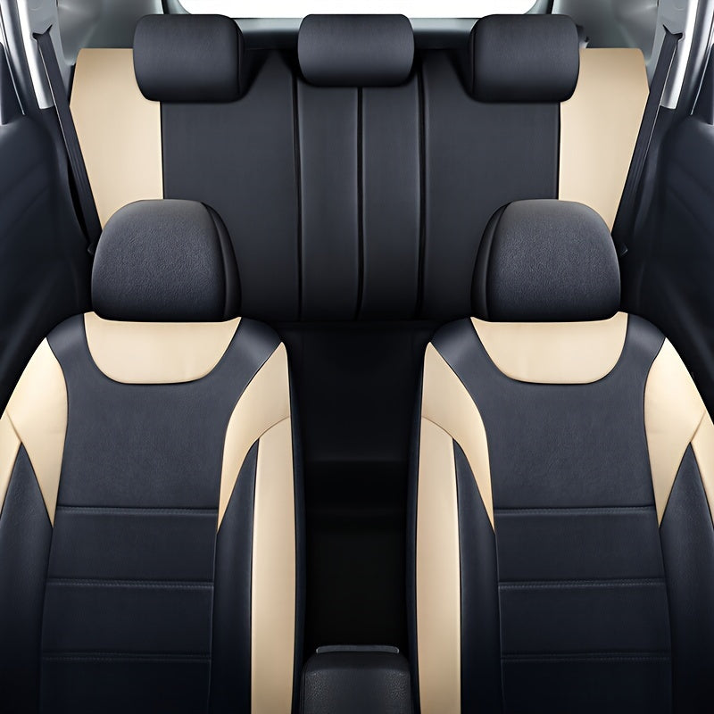 Universal Leather Car Seat Covers Front And Rear Seat Covers Suitable For 90% Of The Car Models