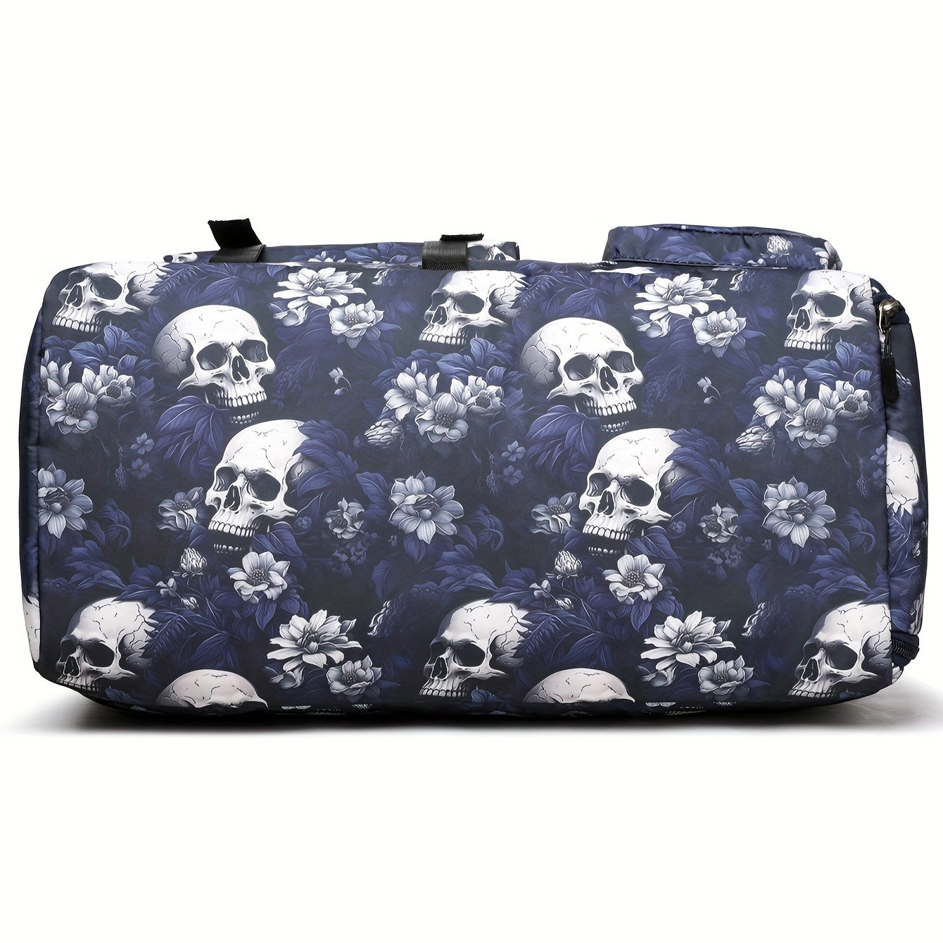 Sports Punk Style Skeleton Single Shoulder Hand-held Crossbody Large Capacity Bag, Multifunctional Backpack, Halloween Themed Bag