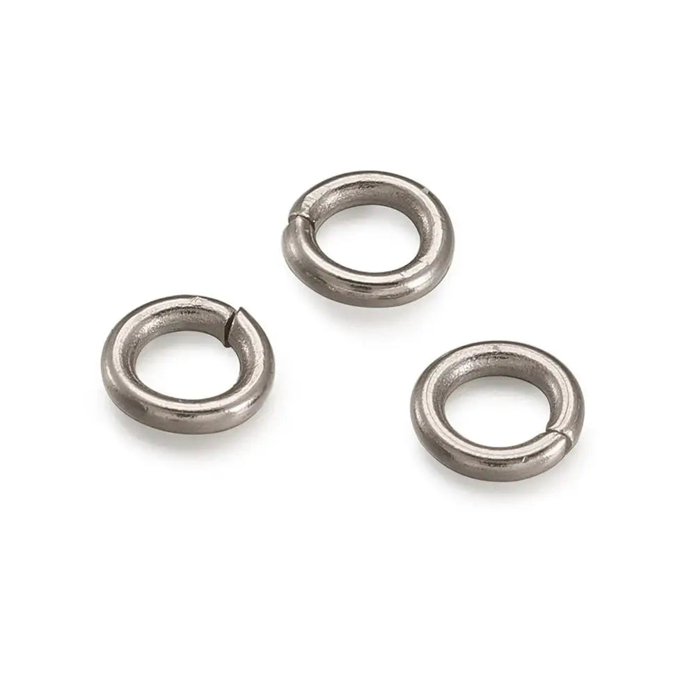 4000pcs 3mm 4mm 5mm 6mm 7mm 8mm 10mm Stainless Steel Open Jump Rings Single Loop Split Ring Connectors for Jewelry Making DIY