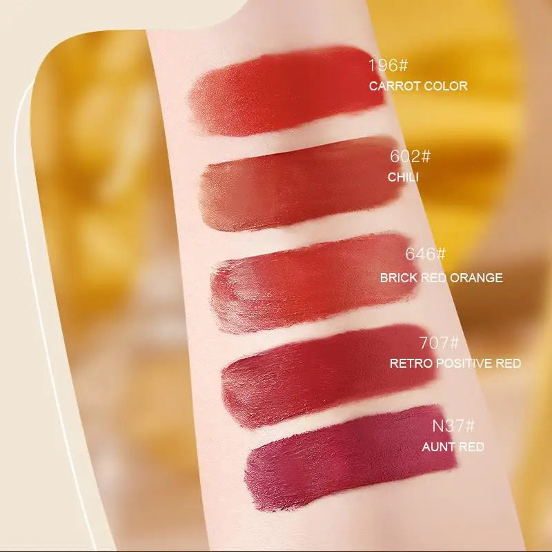 5 Colors Velvet Matte Lipsticks Pen Waterproof Long Lasting Sexy Red Lip Stick Gloss Moisturizing  Makeup Lip Tint Pen Cosmetic