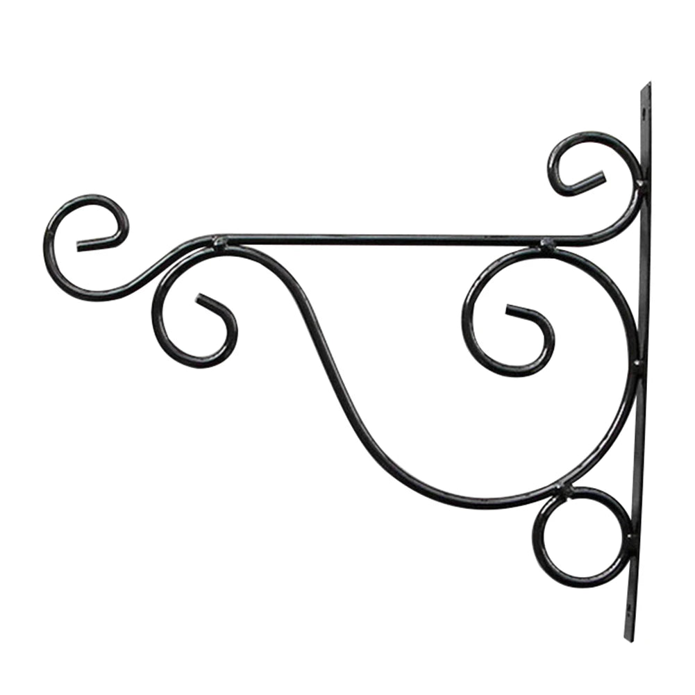 Stand for Flowers 3D Geometric Wall Hanging Balcony Plant Flower Pot Wrought Iron Hooks Holder Wall-Mounted Basket Bracket Plant