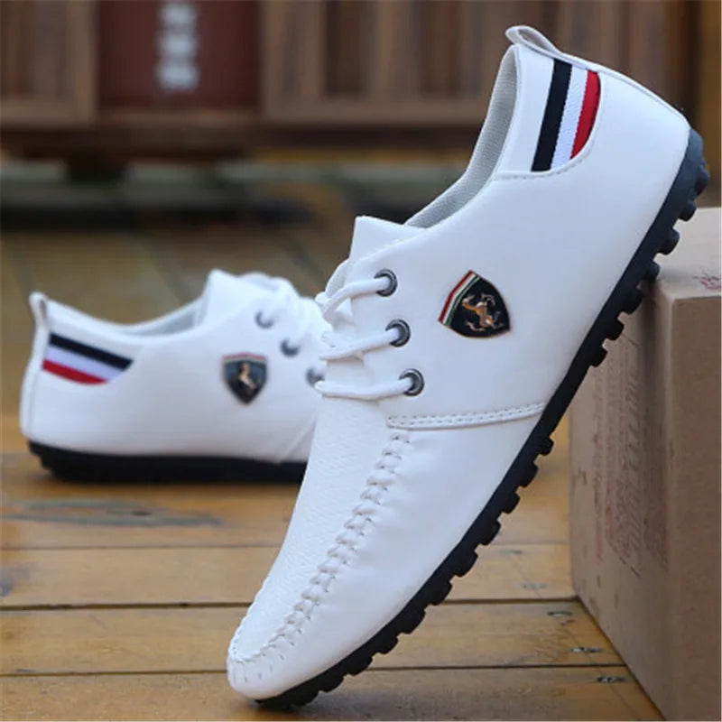 Hot Sale Leather Men Shoes Casual Comfortable Loafers Moccasins High Quality Shoes Male Lightweight Driving Footwear 2020 New