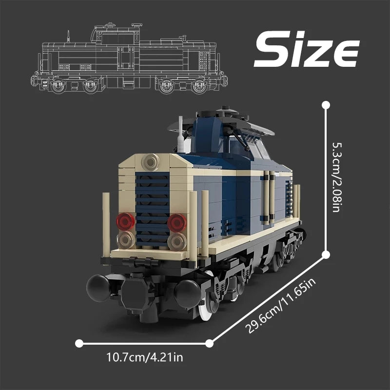 Moc High-Tech City Train Railways Building Blocks Set Retro Steam Train Carriage Bricks Constructor DIY Toys Birthday xmas Gifts