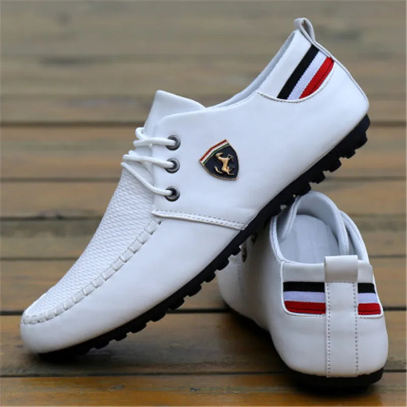 Hot Sale Leather Men Shoes Casual Comfortable Loafers Moccasins High Quality Shoes Male Lightweight Driving Footwear 2020 New