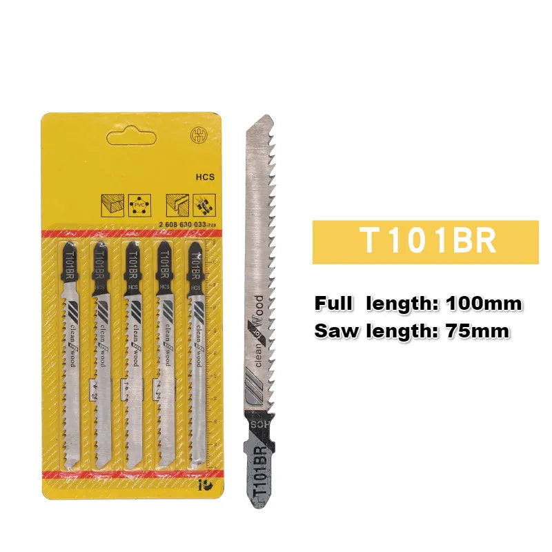 5PCS Jigsaw Blades Wood Cutter Saw Blade T111C T111D T144D T244D T344D T118A T127D T101B for Bosch Dewalt Hitachi Makita Festool