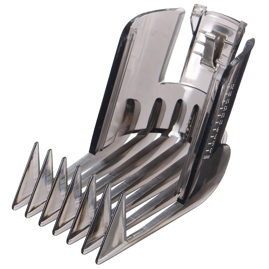 Hair Clipper Guide Comb Beard Trimmer Comb 3-21mm Razor Attachment Tools for Philips QC5130 / 05/15/20/25/35 Adjustable