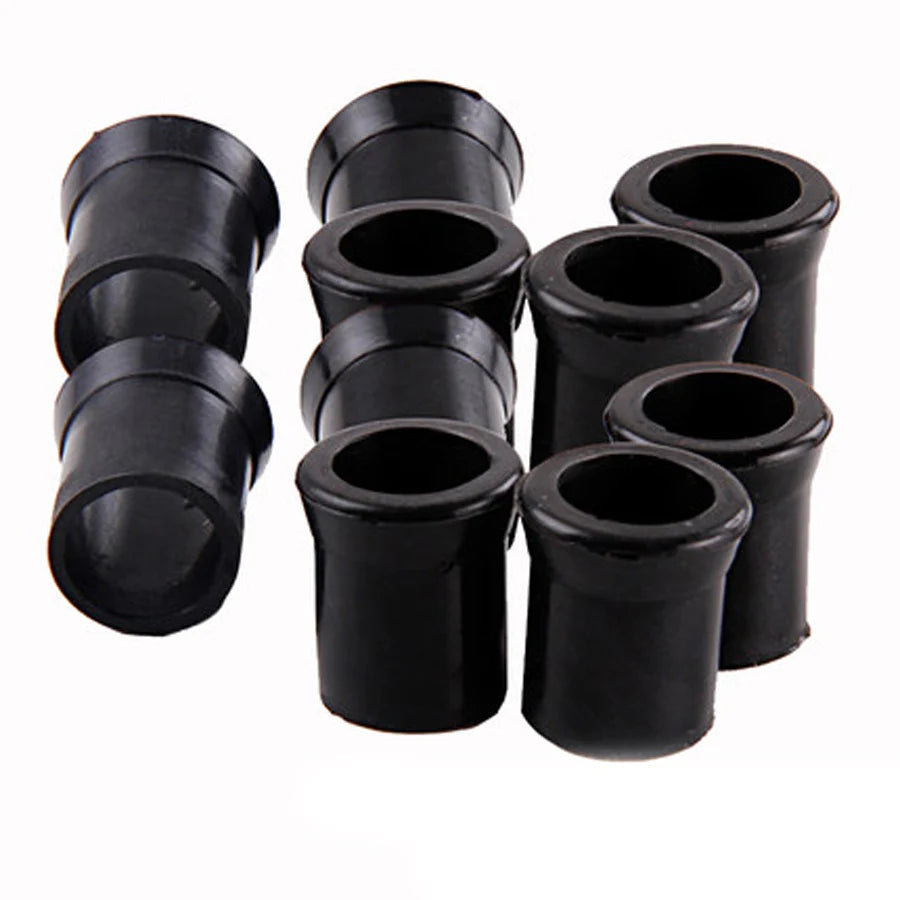 Lots 10pcs Black Rubber Tobacco Pipe Tip Grips Tobacco Smoking Pipe MOUTHPIECE BITES Smoking Pipe Clean Accessory Cleaner Tools