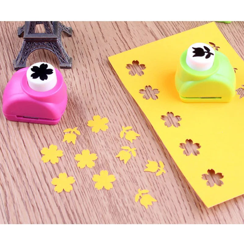 1 PCS Kid Child Mini Printing Paper Hand Shaper Scrapbook Tags Cards Craft DIY Punch Cutter Tool 8 Styles