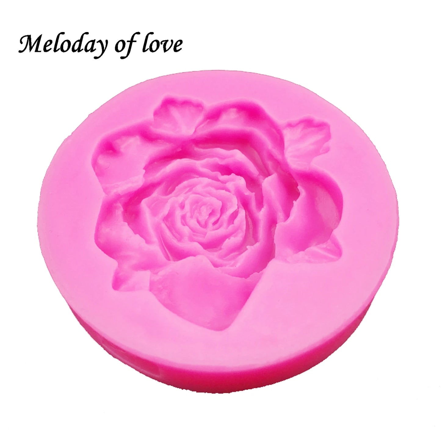 Roses Flowers chocolate wedding cake decorating tools DIY baking fondant silicone mold Clay Resin sugar Candy Sculpey T0108