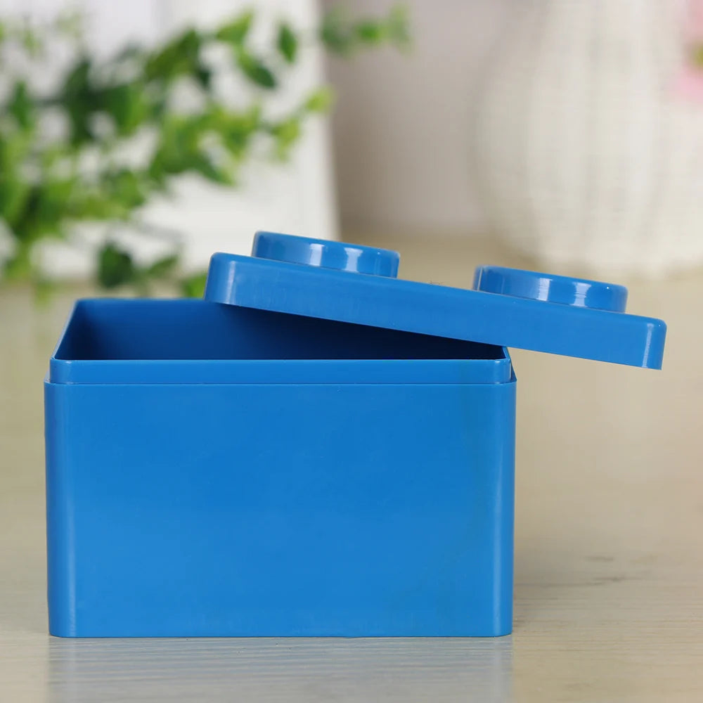 New Creative Storage Box Building Block Shapes Plastic Saving Space Box Superimposed Desktop Handy Office Supplies