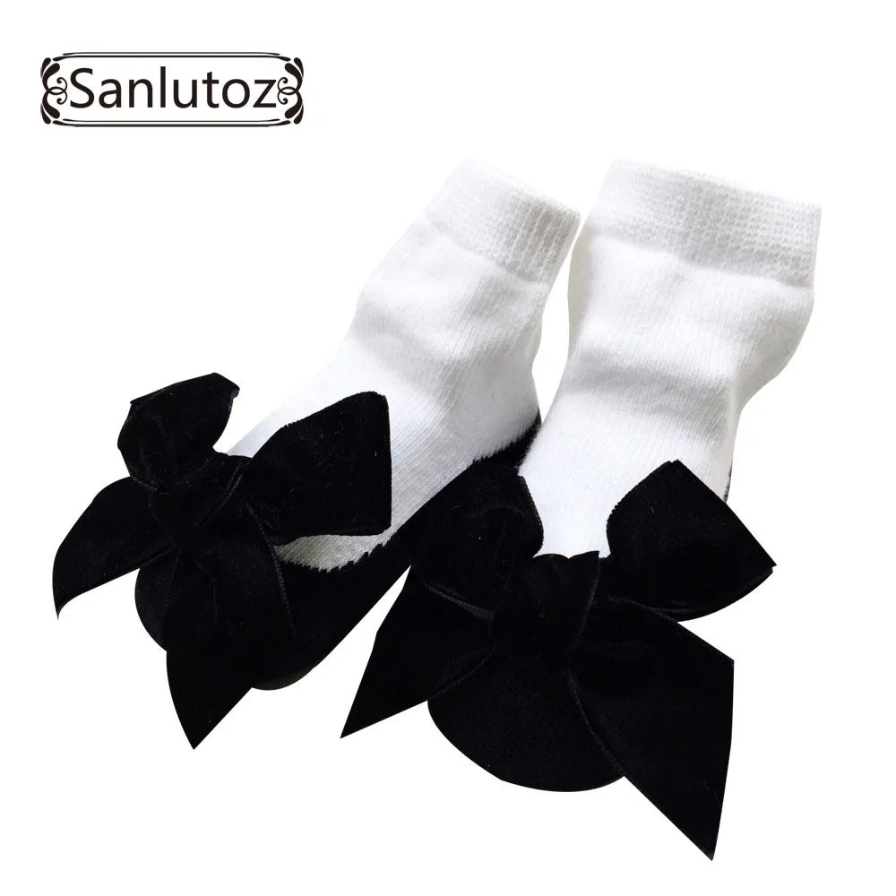 Sanlutoz Baby Socks Infant Socks for Girls Newborns Socks for Princess Holiday Birthday Gifts for Baby Girls Fashion 0-12 Months