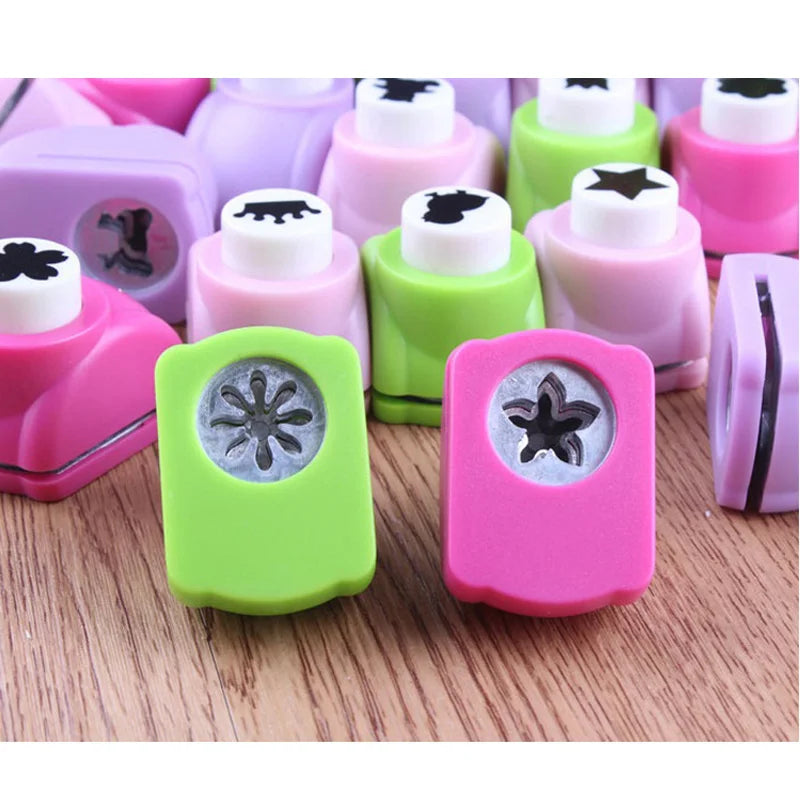 1 PCS Kid Child Mini Printing Paper Hand Shaper Scrapbook Tags Cards Craft DIY Punch Cutter Tool 8 Styles