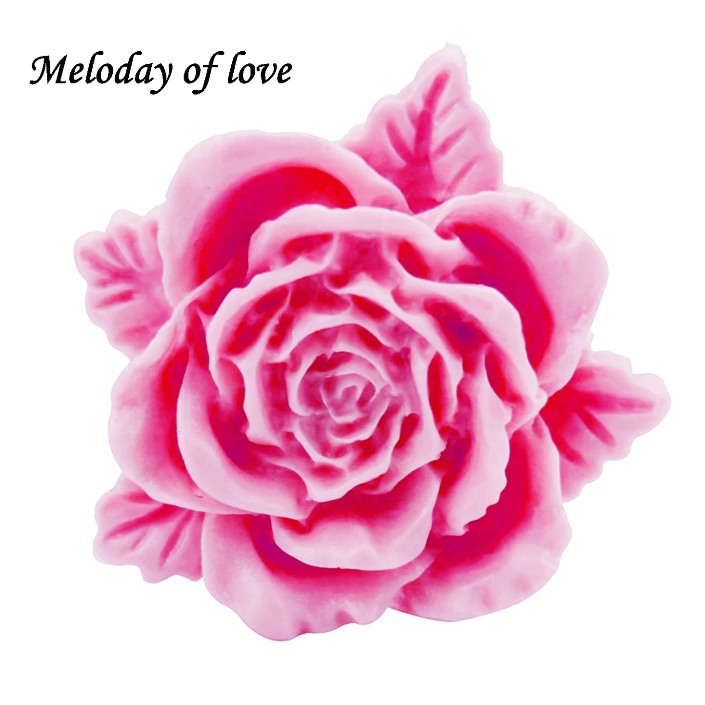 Roses Flowers chocolate wedding cake decorating tools DIY baking fondant silicone mold Clay Resin sugar Candy Sculpey T0108