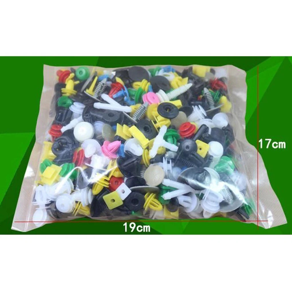 50/100/200Pcs Car Clips Fastener Screws Bumper Interior Decoration Auto Plastic Random Mixing Universal Plastic