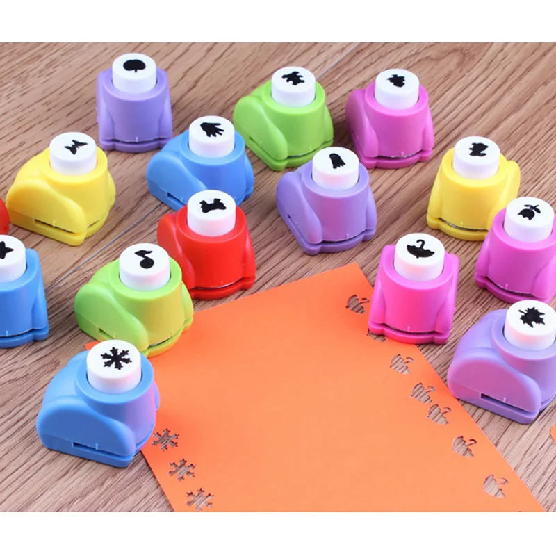 1 PCS Kid Child Mini Printing Paper Hand Shaper Scrapbook Tags Cards Craft DIY Punch Cutter Tool 8 Styles