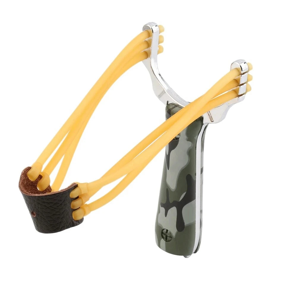 Slingshot Sling shot Aluminium Alloy Catapult Slingshot Camouflage Bow Outdoor Slingshot Hunting Bow GYH Professional Slingshot