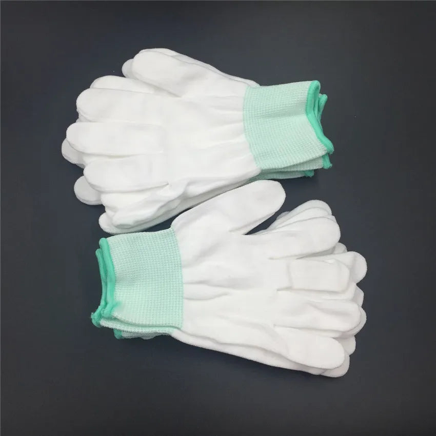 5Pairs Hand Gloves Garden Work Thin Cotton Glove Gardening Work Gloves Construction Welding Woodworking Gloves