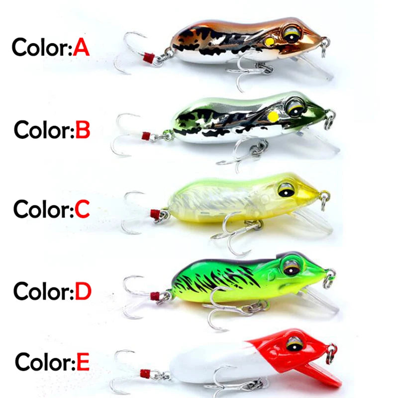 2022 NEW Frog Lure 5.5cm 10g For Fishing Lures Wobblers Pesca Isca Artificial Hard Bait Crankbait Minnow Trout River Stream Bass