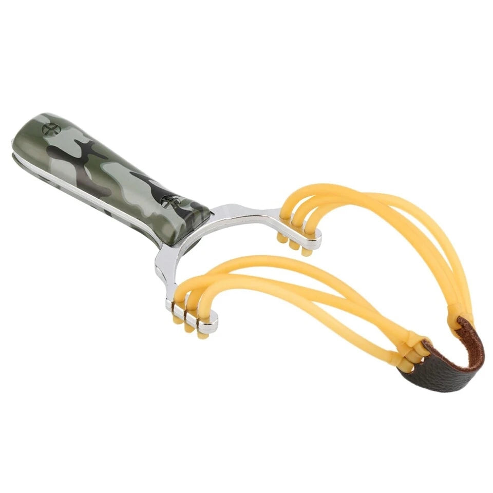 Slingshot Sling shot Aluminium Alloy Catapult Slingshot Camouflage Bow Outdoor Slingshot Hunting Bow GYH Professional Slingshot