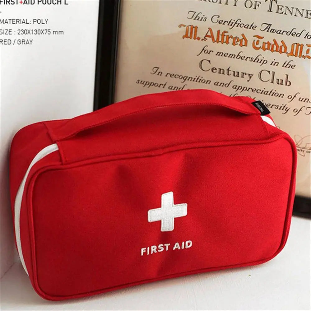 Portable Camping First Aid Kit Emergency pill Bag Storage Case Waterproof Car kits bag Outdoor Travel Survival kit Empty bag