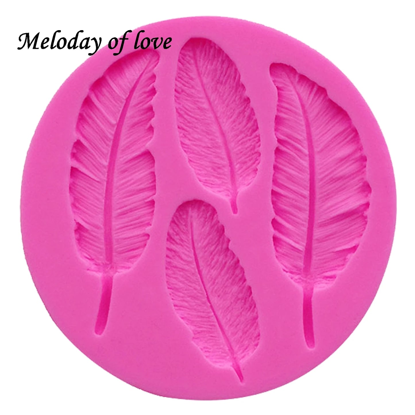 Birds Feathers chocolate DIY fondant cake decorating tools lace border silicone mold kitchen baking utensils T0057