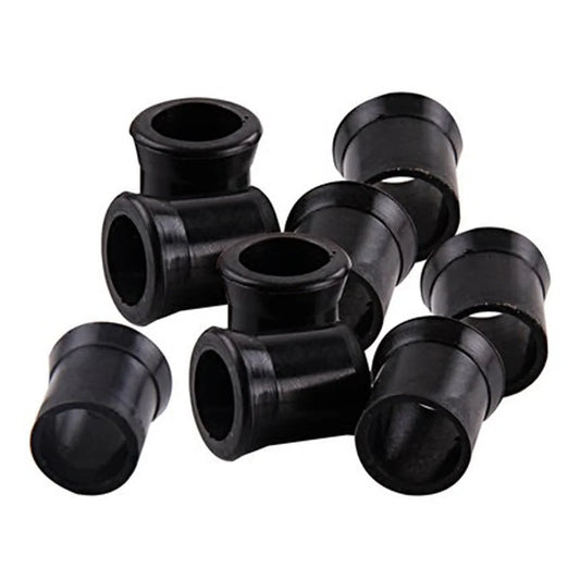 Lots 10pcs Black Rubber Tobacco Pipe Tip Grips Tobacco Smoking Pipe MOUTHPIECE BITES Smoking Pipe Clean Accessory Cleaner Tools