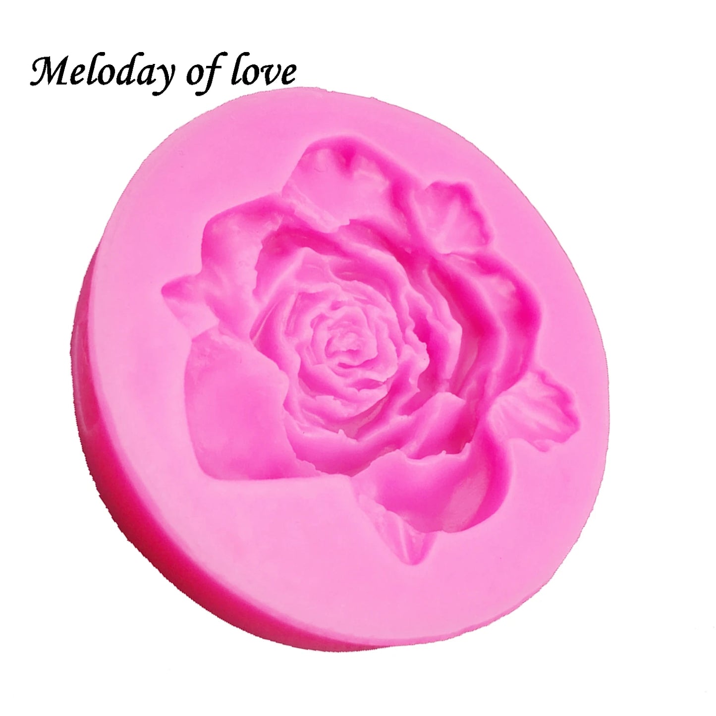 Roses Flowers chocolate wedding cake decorating tools DIY baking fondant silicone mold Clay Resin sugar Candy Sculpey T0108