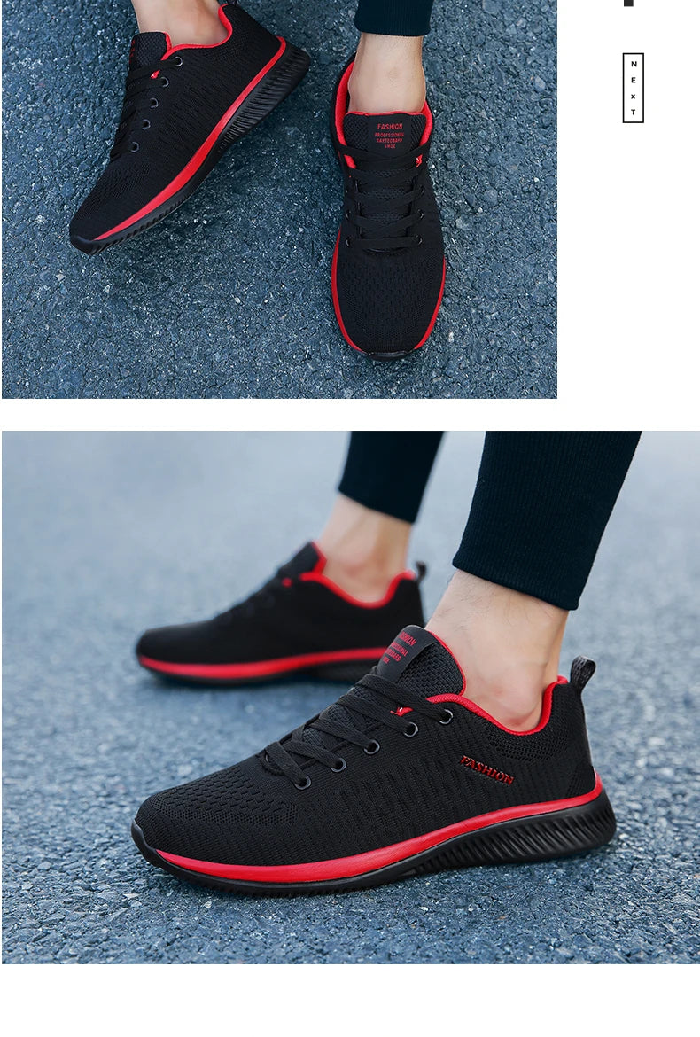 Fashion Men's Casual Shoes Lightweight Comfortable Walking Sneakers Mesh Training Shoes Male Tenis Masculino 2020