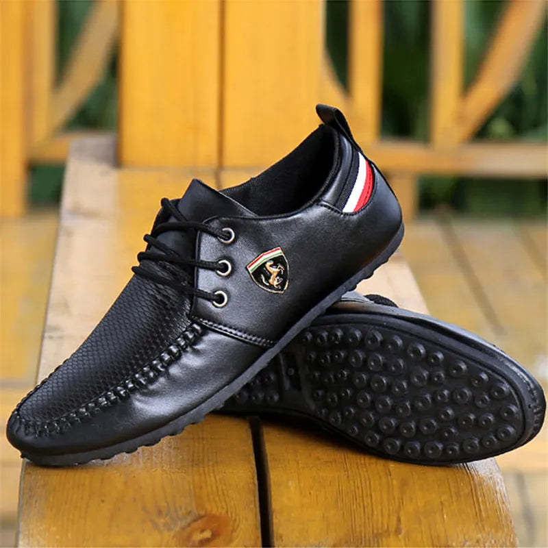 Hot Sale Leather Men Shoes Casual Comfortable Loafers Moccasins High Quality Shoes Male Lightweight Driving Footwear 2020 New