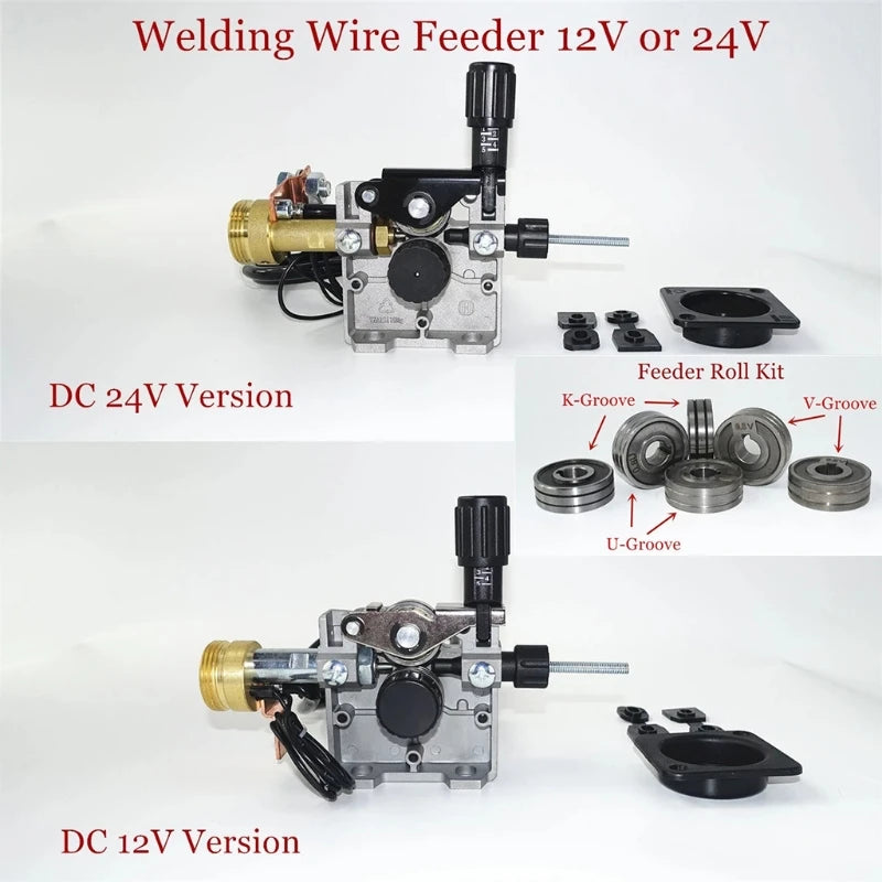 Welding Feeder Roll V U nurl Groove 0.6mm 0.8mm 1.0mm  for Flux Cord Wire Mig