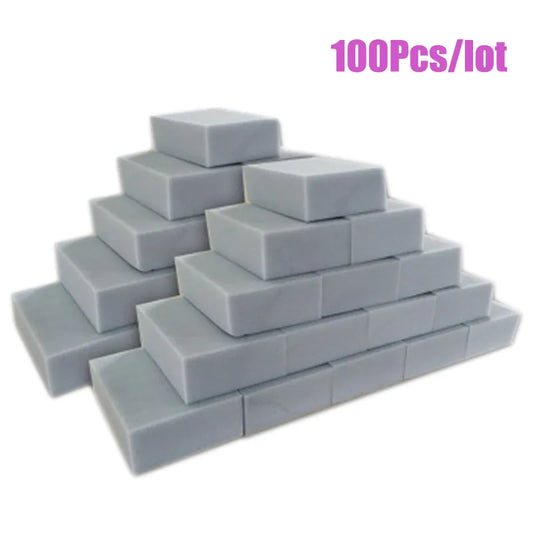 100pcs/lot Melamine Sponge Magic Sponge Eraser Gray White Cleaner Multi-functional Cleaning Nano Cleaning Sponges 10x6x2cm