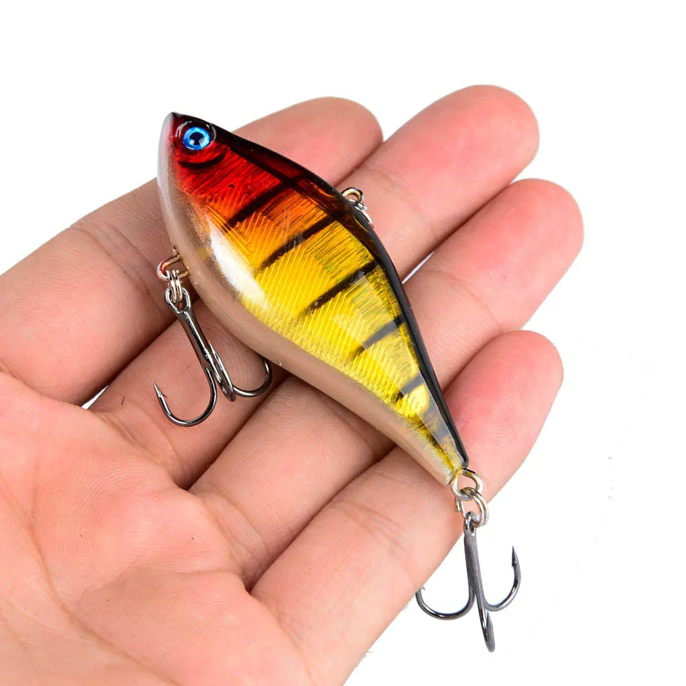 LINGYUE Fishing Wobbler Hard Platic VIB Fishing Lure 6CM 13G Isca Artificial Crankbait Fish Deep Water Swimbait carp fishing YY6