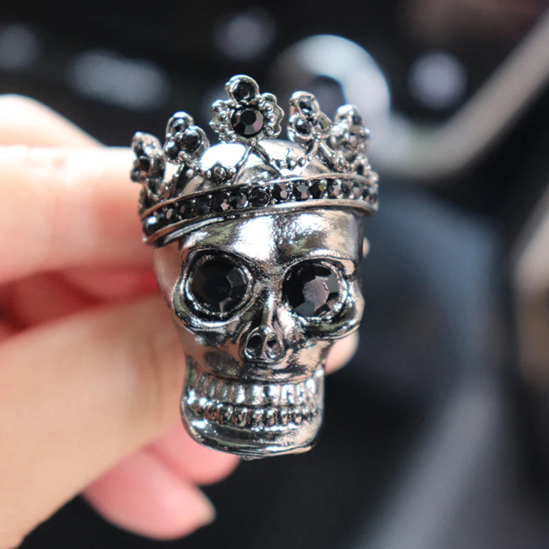 Cool Skull Car Decoration Flavoring In Car Aroma Diffuser Air Vent Perfume Clips Car Fragrances Smell Scent Car Accessories Auto